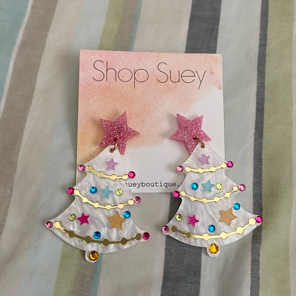 Shop Suey Christmas Earrings